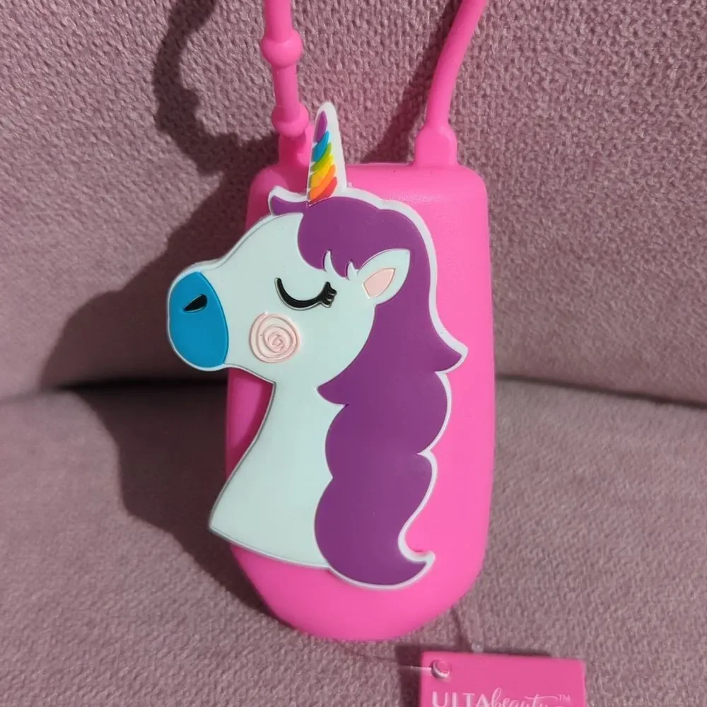 Ulta Beauty Pink Unicorn Hand Sanitizer Sling Holder NWT